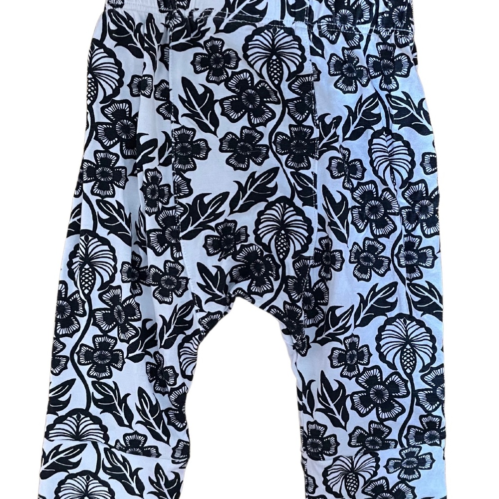 KQ Classic Panda Pants 🐼 Nemesia Garden Print